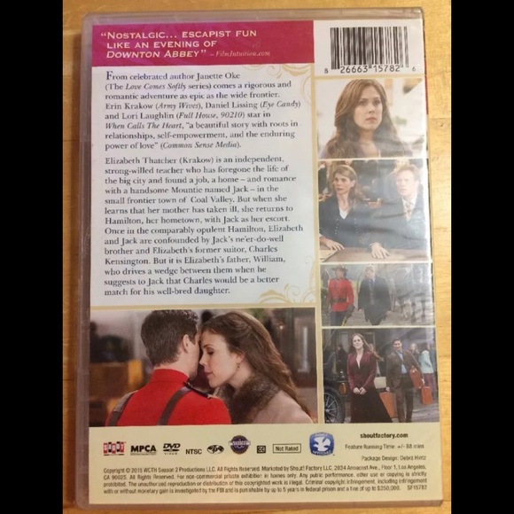 When Calls the Heart: Trials of the Heart DVD 2015 Erin Krakow Daniel Lissing - Picture 2 of 3